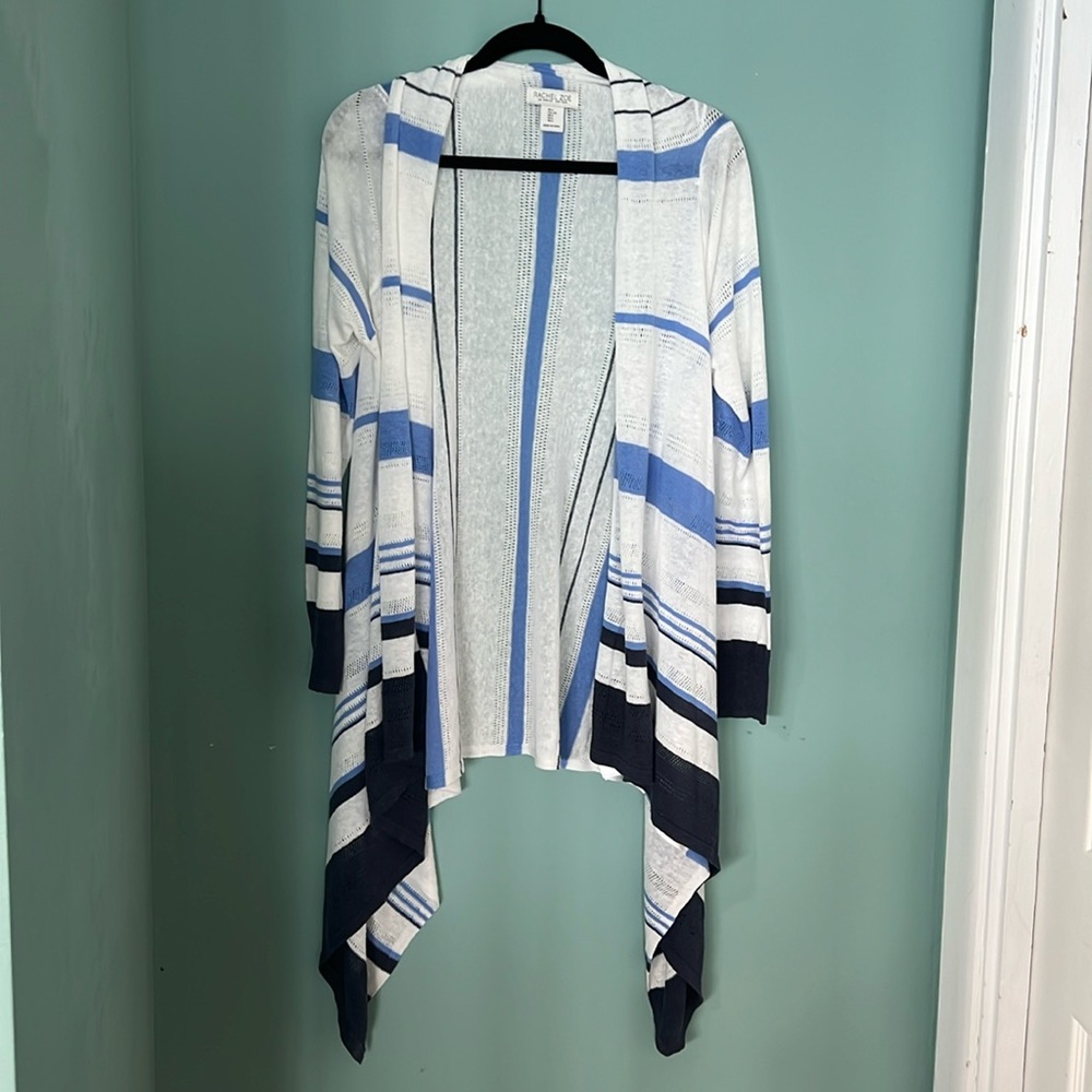 EUC Rachel Zoe open cardigan sweater ~ size Large